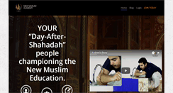 Desktop Screenshot of newmuslimacademy.org